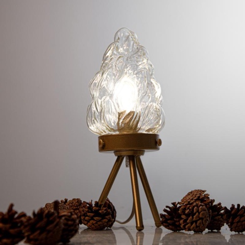 Светильник настольный Фламенко зол. ННБ 63-60-009 зол./шнур зол. | код 1005405309 | Элетех фото 4