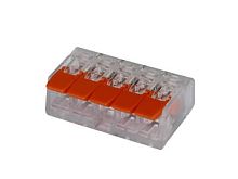 Клеммы рычажковые универсальные КРУ-415 (0.1-2.5 (4.0)мм2) HLT | код 081-29-03| HLT