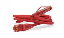 Патч-корд U/UTP Cat.5е LSZH 3 м красный, Hyperline PC-LPM-UTP-RJ45-RJ45-C5e-3M-LSZH-RD | код 30921 | Hyperline