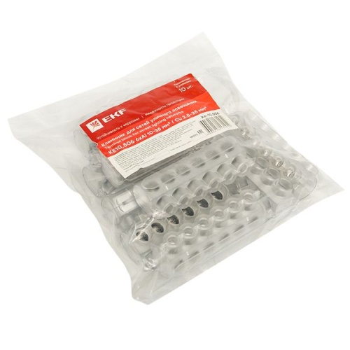 Клеммник для сетей уличного освещения KE10,506 Al 6x10-50 мм / Cu 2,5-35 мм PROxima | код ke-10.506 | EKF фото 3 Клеммник для сетей уличного освещения KE10,506 Al 6x10-50 мм / Cu 2,5-35 мм PROxima | код ke-10.506 | EKF фото 3