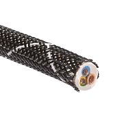 Оплетка кабельная из полиэстера XP-6 черн./бел. (уп.100м) Fortisflex 102334