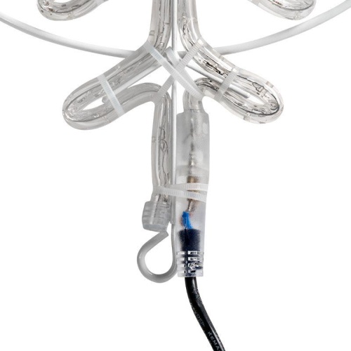 Фигура светодиодная "Снежинка большая" 55х55см 180LED тепл. бел. 22Вт 220-240В IP65 дюралайт Neon-Night 501-324 фото 4