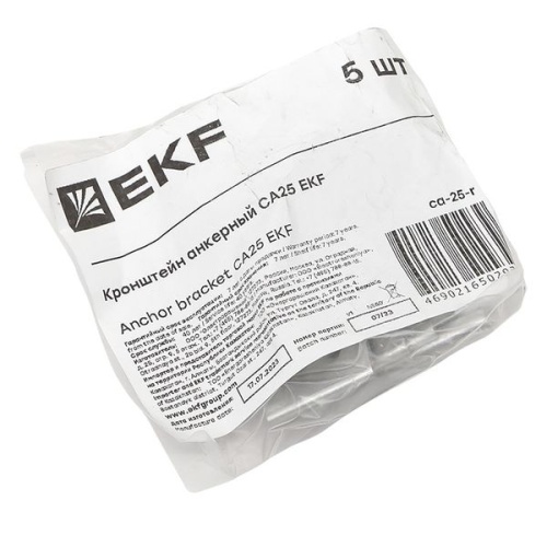 Кронштейн анкерный CА25 инд. упак. (5 шт.) EKF | код ca-25-r | EKF фото 3