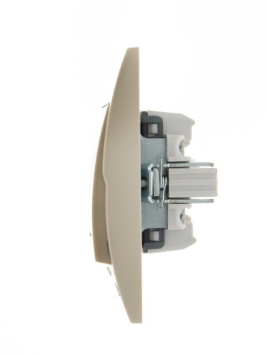 DERIY Выключатель с подсветкой ПБТ крем | код 702-0303-111 | Lezard фото 2