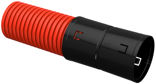 ELASTA Труба гофр. двустенная жесткая ПНД d=110мм (5,7м) IEK | код ET-TG13-212-110-D57-K04 | IEK