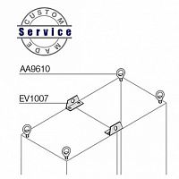 Петли для подъема шкафа (4 шт.) | код. AA9610 | ABB