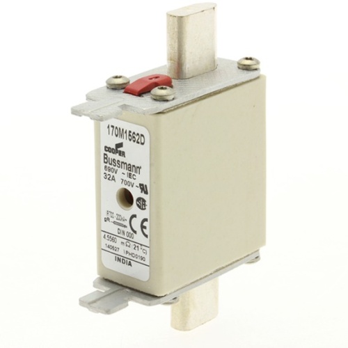 Быстрый предохранитель 32A 690V gR DIN 000 HSDNH, 170M1562D | код 170M1562D | EATON