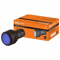Кнопка SB7 22 мм² 220В, IP40, Синий | код. SQ0746-0039 | TDM