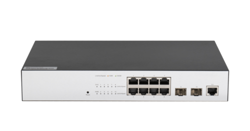 Управляемый коммутатор L2 GIGALINK 8 Base-T 10/100/1000Mb/s портов, 2 SFP 1000Mb/s, 1 Console. 1U 19, 220V | код GL-SW-G201-10 | GIGALINK