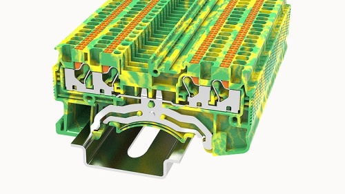 DS1.5-QU-PE-01P-1C-00Z(H), Клемма PUSH-IN, 1.5 мм.кв., 4C, PE, шт | код 11040000076 | DEGSON