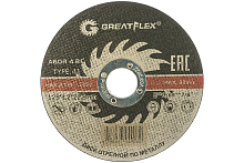 Диск отрезной по металлу Greatflex T41-125 х 1.0 х 22.2 мм, класс Master | код 50-41-002 | FIT