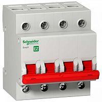 Выключатель нагрузки EASY9 (мод. рубильник) 4П 63А 400В =S= | код. EZ9S16463 | Schneider Electric