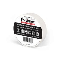 Изолента ПВХ 19х0.13x20 (бел) | код 90811 | Fortisflex