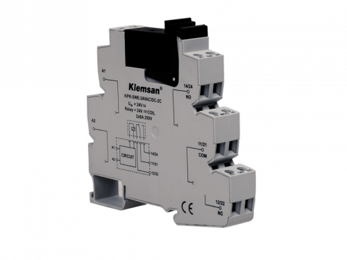 272 544, KPR-SWE-24VDC-2C, Интерфейсное реле, 2x8A | код 0.0.0.2.72544 | KLEMSAN