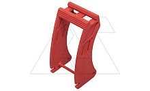 Фиксатор GZP4-0400, красный, пластик, с функцией выталкивания, для GZP4, GZT4, G4 | код 864569 | Relpol