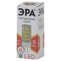 Лампа светодиодная LED 5 Вт 400Лм 2700К капсула теплый G4 170-265В LED JC-5W-220V-CER-827-G4 Standart | код Б0027857 | ЭРА