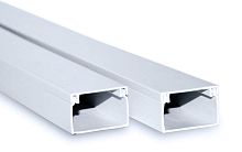 Кабель-канал 20х10 L2000 с двойн. замком бел. Э-Пласт 350378N
