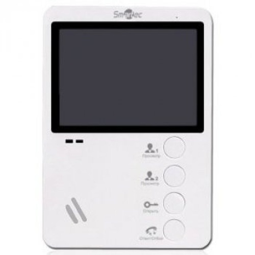 Монитор видеодомофона 4'' без памяти, белый (ST-MS104-WT) | код smkd0289 | Smartec