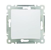 Выключатель 1-кл. СП Lillium IP20 механизм бел. Makel 30001001