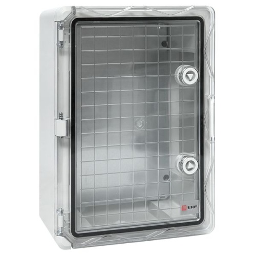 Щит пластиковый с монтажной платой прозр, дверь 350х250х150 мм IP65 PROxima | код PBT65MP002 | EKF фото 2