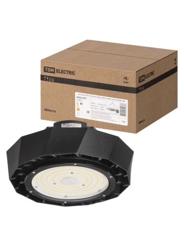 Светильник ДСП-04-120 UFO 120 Вт, 18 000 лм, 5000 К, 100-277 В, IP65, TDM | код SQ0352-0019 | TDM