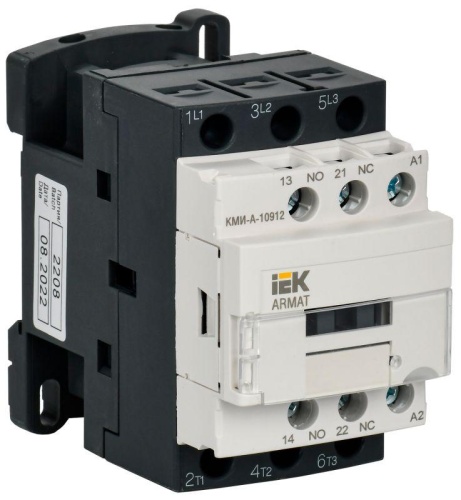 ARMAT Контактор КМИ-А-10912 LC1D 9А 24В/АС3 1НО/1НЗ | код AR-ACC-11-009-024-11 | IEK