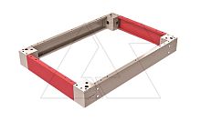 Комплект боковых панелей для основания 100х500мм (ВхГ), RAL7012, 2 шт. | код 710-150 | Tekpan