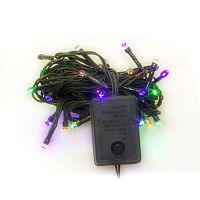 Гирлянда LD100C-GM 100 светодиод. LED 8 реж. 10м разноцв. | код 4607144116770 | SHLights