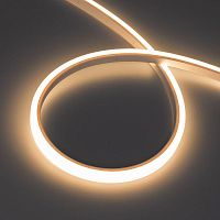 Лента светодиодная герметичная WAVE-TOP-PU-A144-10x10mm 24V Warm3000 (5 W/m, IP68, 1m, wire x1) (ARL, вывод боковой, 3 года) | код 52632 | Arlight