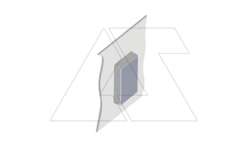 Кожух защитный для вентиляторов WTSV30 оцинкованный окрашенный RAL7035 | код WTCV30F | ETA