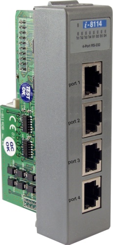 I-8114/C4-G CR 4 port RS-232 module include : CA-RJ0903x4 | код 00-06036155 | ICP DAS