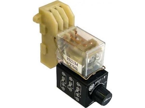 Реле времени РП-21М 003В3 10…100мин 12В пост. с розеткой тип 2 (меандр) | код A8120-T1759 | ВНИИР