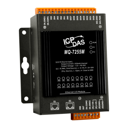 MQ-7253M CR MQTT I/O Module with 2-port Ethernet Switch, with 16-ch DI (RoHS) | код 00-06110920 | ICP DAS
