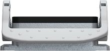 Открытое основание разъема REVOS, Size 10, с уплотнителем, без защитной крышки, с одной защелкой, материал корпуса: алюминиевый сплав | код 71.320.1028.0 | Wieland