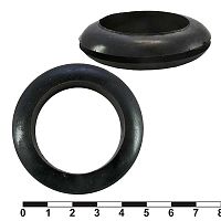 Втулка проходная RUICHI 35х49х39х12х3, резина EPDM | код 81233 | Ruichi