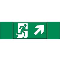 Пиктограмма ФИГУРА / СТРЕЛКА ВПРАВО ВВЕРХ 310х90мм для аварийно-эвакуационного светильника Basic IP65 | код V5-EM02-60.002.023 | Вартон