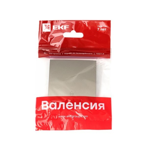 Валенсия лицевая панель выключателя проходного 1-кл, 10А кашемир PROxima | код ESV10-L-025-40 | EKF фото 3