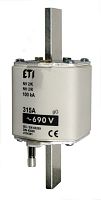 Предохранитель с ударной иглой NH-2_K/gG 315A KOMBI 690V | код 004114350 | ETI