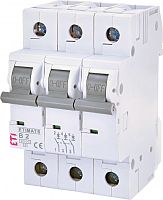 Авт. выключатель ETIMAT 6 3p B 2А (6 kA) | код 002115510 | ETI