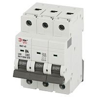 Выключатель автоматический 3п B 4А 6кА ВА47-63 PRO VA63-3P04B6 Эра Б0063091