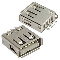 Разъём USB USBA-FA (SZC), 4 контакта | код 109326 | Ruichi