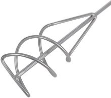 Миксер для строительных смесей, хвостовик 8 мм, 80х450x6 мм | код 4202 | FIT