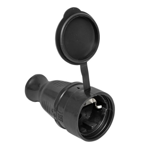 Роз, перенос, с защитной крышкой каучуковая 230В 2P+PE 16A IP44 PRO | код RPS-012-16-230-44-r | EKF фото 5