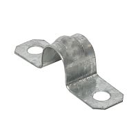 Скоба металлическая двухлапковая d16-17 мм (10 шт) PROxima | код sm-2-16-17-r | EKF