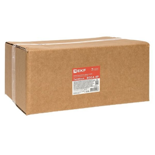 Рубильник 800A 4P без рукоятки управления TwinBlock EKF | код tb-s-800-4p | EKF фото 7