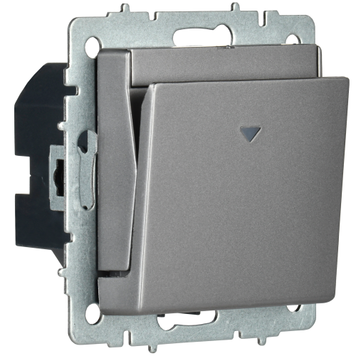 BRITE Выключ. карточный 30А ВС10-1-8-БрС сталь IEK | код BR-V11-0-10-K46 | IEK фото 2