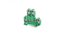 Двухуровневые клеммные зажимы TBL 4 2P X5 зеленый | код TBL 4 2P X5 Green | Tbloc