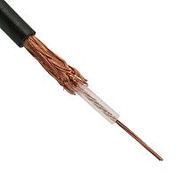 Коаксиальный кабель RG174 RUICHI, CCS/Al/Cu, 26 AWG, 85%, 50 Ом, бухта 100 м, чёрный | код 81644 | Ruichi