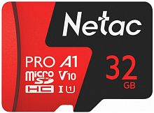 Флеш карта microSDHC 32GB Netac NT02P500PRO-032G-R P500 Extreme Pro + adapter | код 1809899 | NETAC