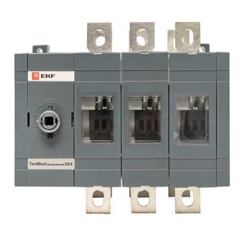 Рубильник 250A 3P реверсивный без рукоятки управления TwinBlock | код tb-s-250-3p-rev | EKF фото 5